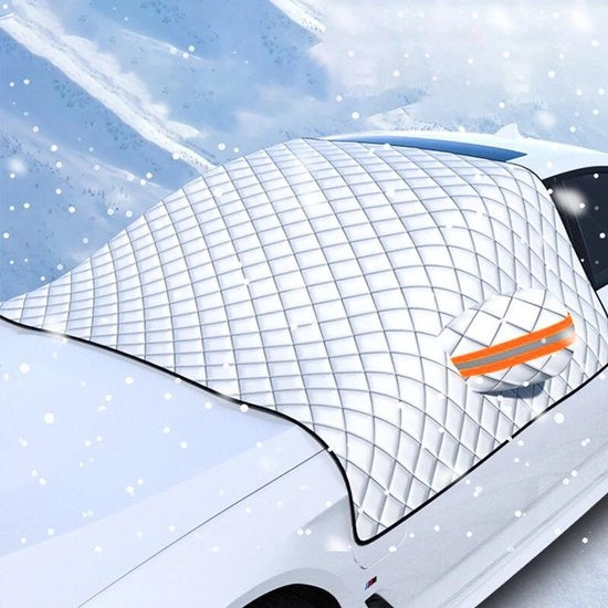 250x145cm Difensore Antigelo per Auto - Protezione Antigelo per Parabrezza - Copertura Antigelo per Paraurti - Grande Ombrello Antigelo per Auto e SUV (Senza Magnetismo)