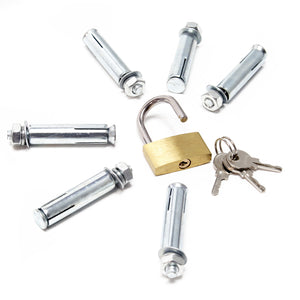 Barriera anti parcheggio con lucchetto Dissuasore di sosta per posto auto