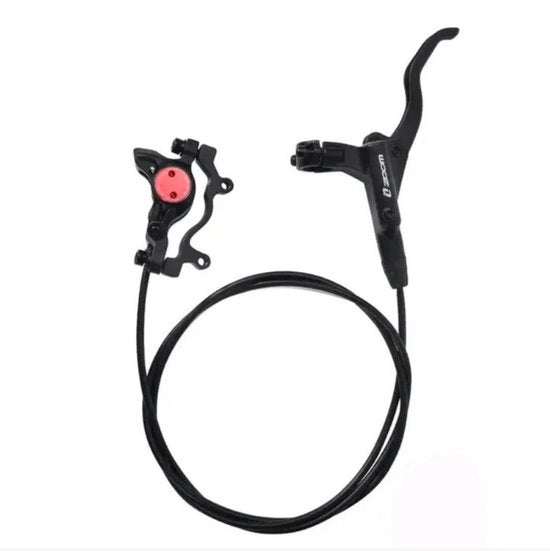 Achterrem Idraulico a Dritto per Fatbike/E-bike - Completo e Riempito di Olio