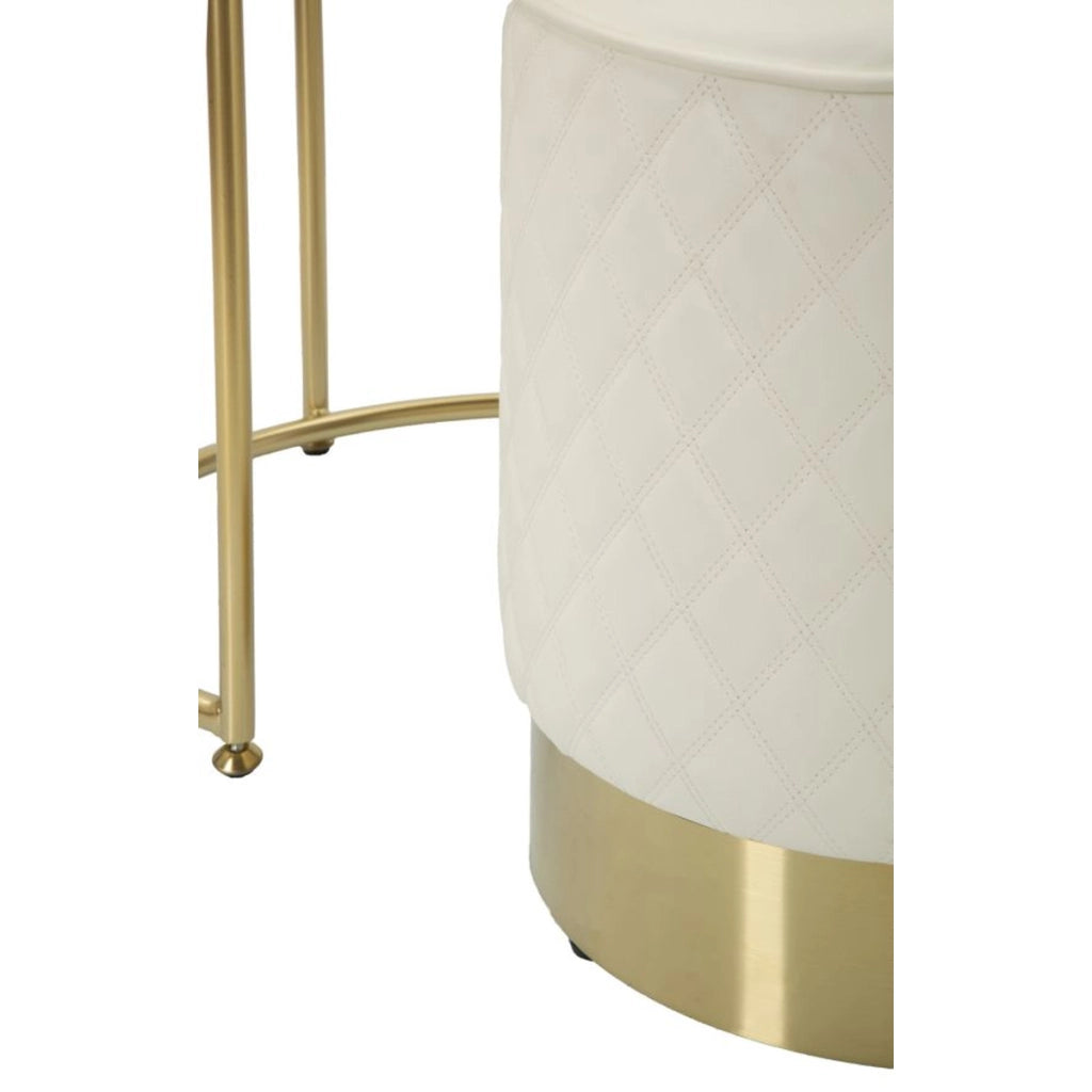 Comodino VKH12, Bianco, Legno, 52x52x70 cm