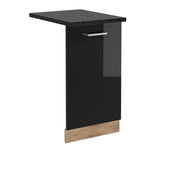 Vicco Pannello frontale della lavastoviglie Nero lucido 45 cm , PL Antracite