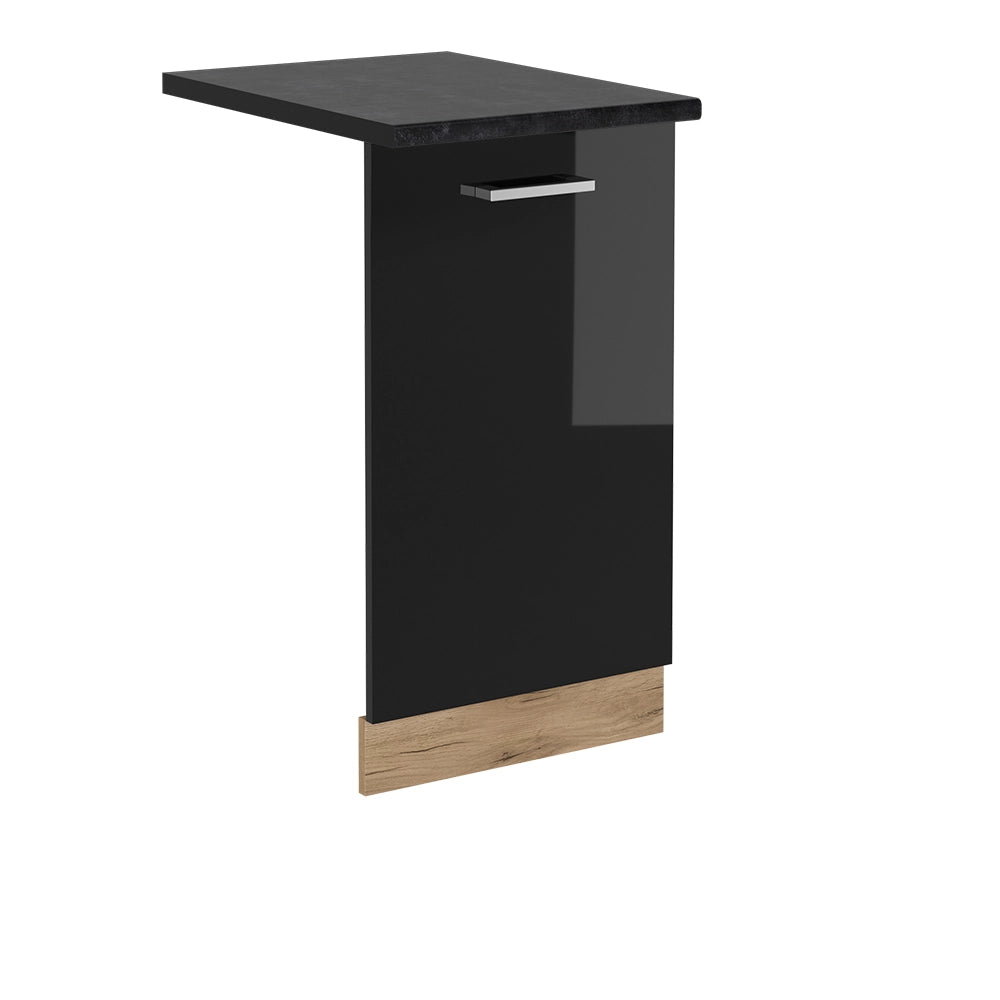 Vicco Pannello frontale della lavastoviglie Nero lucido 45 cm , PL Antracite