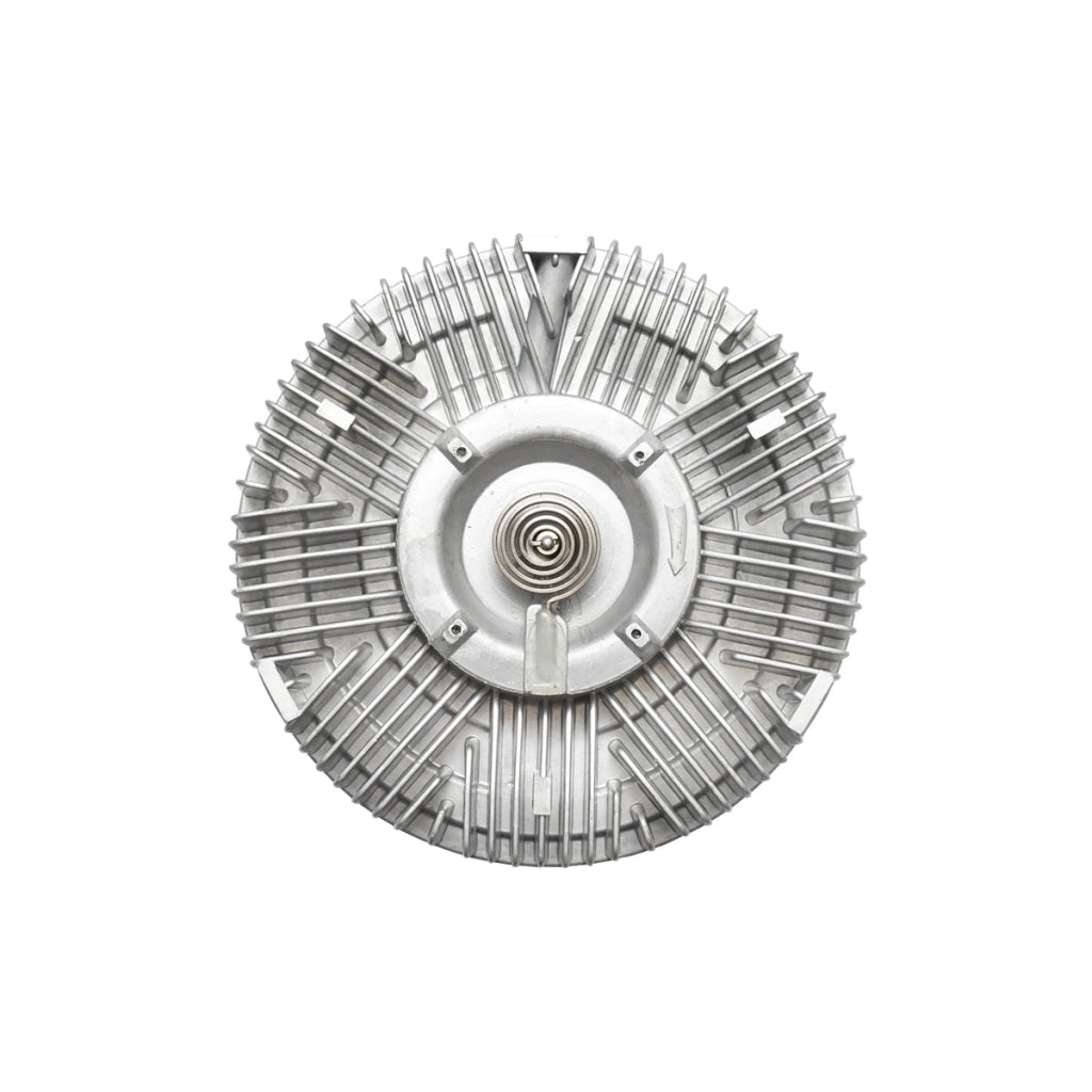 Giunto viscoso ventola radiatore per John Deere, codici OEM: AL111577, AL118091, 74712201, B98898."