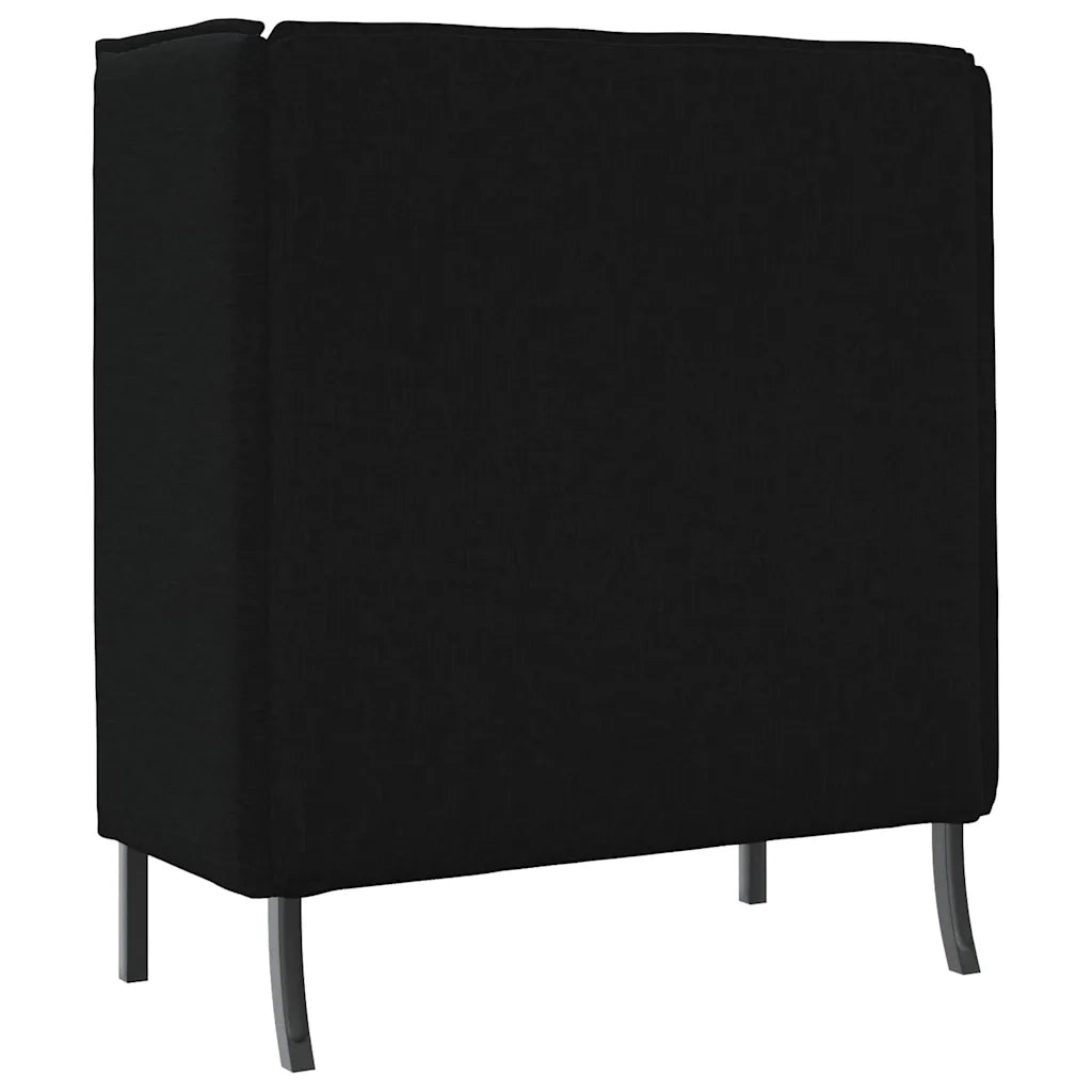 Divano alto 101cm Nero Tessuto 42010834