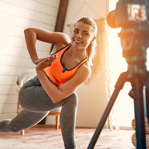 Microfono wireless BOYA WM3D con adattatore Lightning e scatola di custodia e ricarica I Microfono wireless a 2,4 GHz in microfono omnidirezionale I Per fotocamera, PC