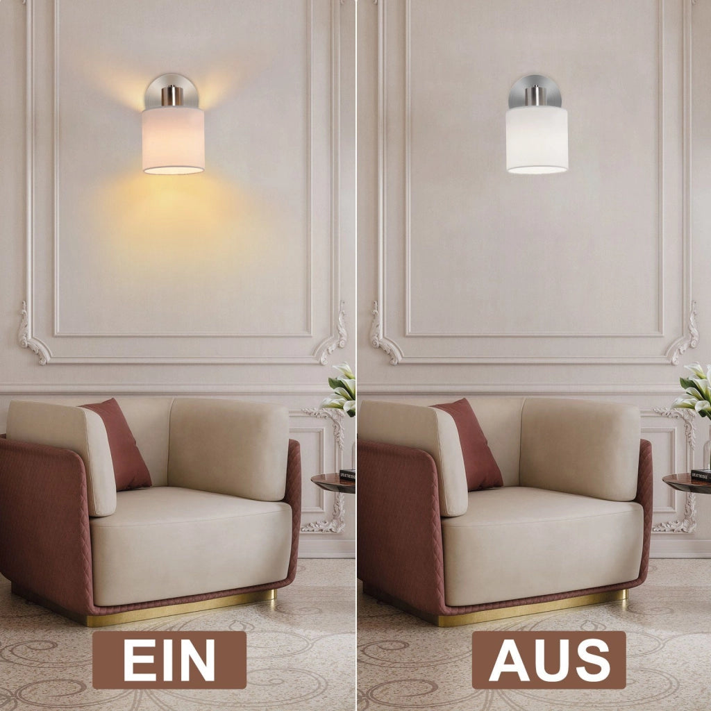 ZMH Faretto da soffitto nichel orientabili 350° E14 max 40W moderni per soggiorno camera letto cucina anche parete