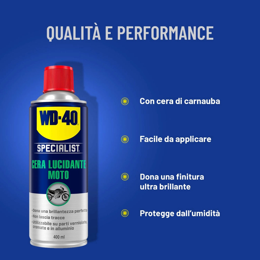 Cera Lucidante per Moto Wd 40 400 ml