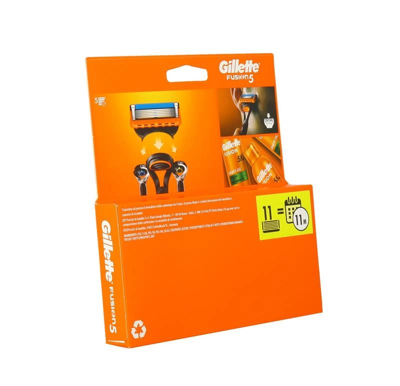 GILLETTE RICAMBI RASOIO FUSION 5 LAME HUMMER 11 PEZZI