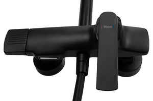 Set Doccia Rea Rebel Black Matt