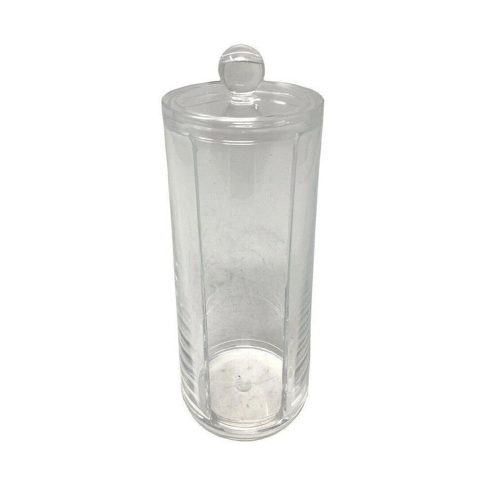 Trade Shop - Contenitore Dispenser Dischetti Cotone Struccanti Foro Coperchio Organizer 10240 -