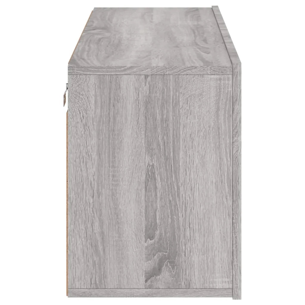 Mobile TV a Parete-Mobile TV a Muro Grigio Sonoma 100x30x41 cm