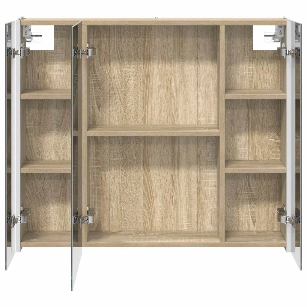 Mobiletto per specchio da bagno Rovere Sonoma
