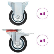 Rotelle 8 pz 75 mm