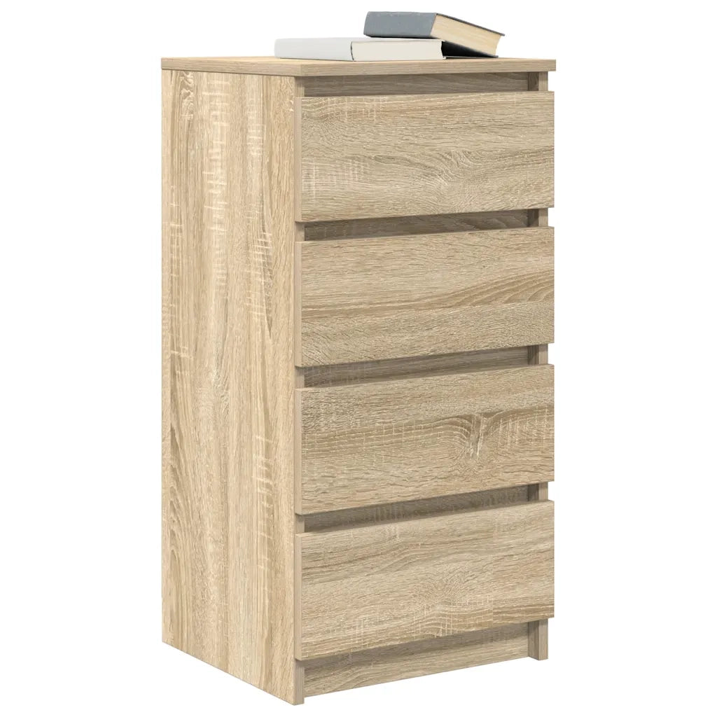 Credenza Rovere Sonoma 37,5x35x76 cm in Legno Multistrato