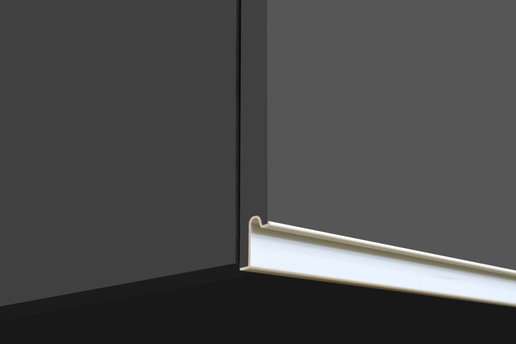 Cucina Lineare SOLE 256 cm - Antracite/Rovere Wotan, Top 35 mm