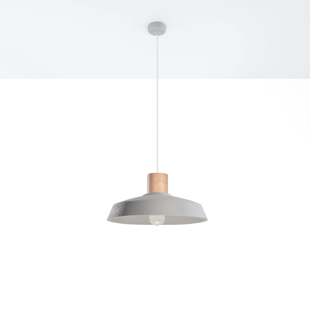 Lampada a sospensione in cemento TALMA E27 40 cm Pure Lume