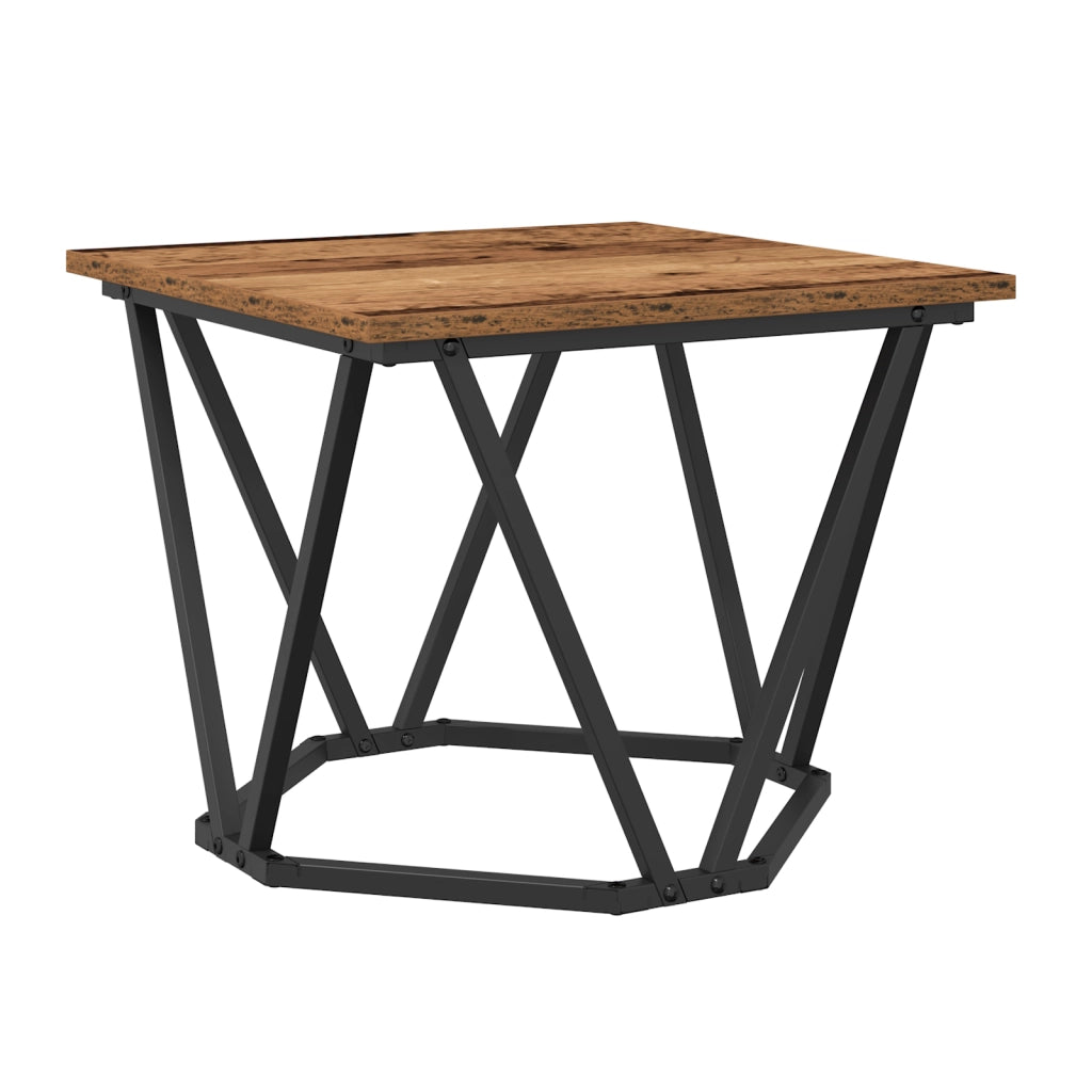 Tavolini 3 pcs Legno Vecchio in Compensato