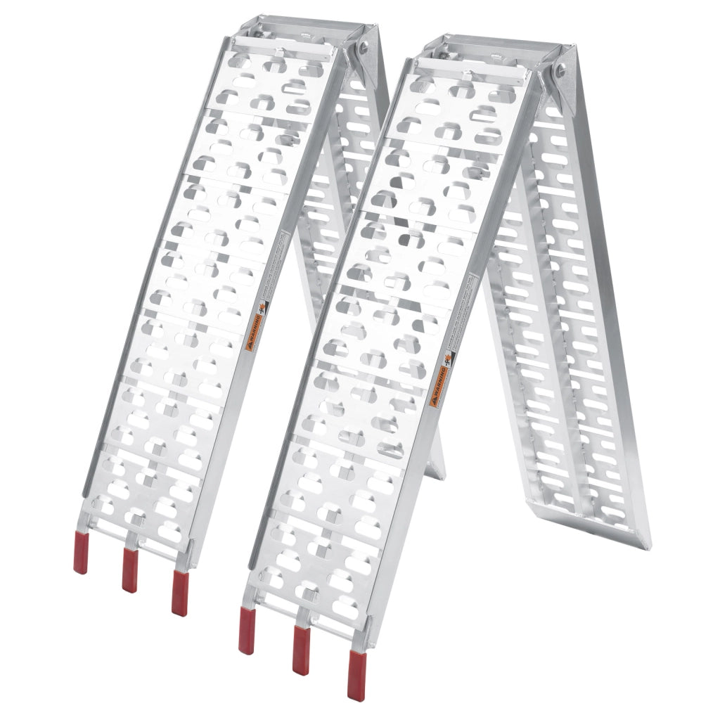 2x rampe di carico ripiegabili per moto ATV 223cm 680kg In alluminio Rampa di salita
