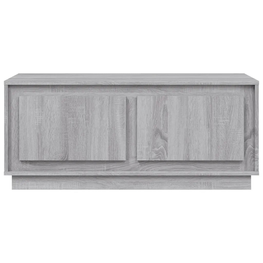 Tavolino da Salotto-Tavolino da soggiorno-Tavolo Grigio Sonoma 102x50x44cm Legno Multistrato