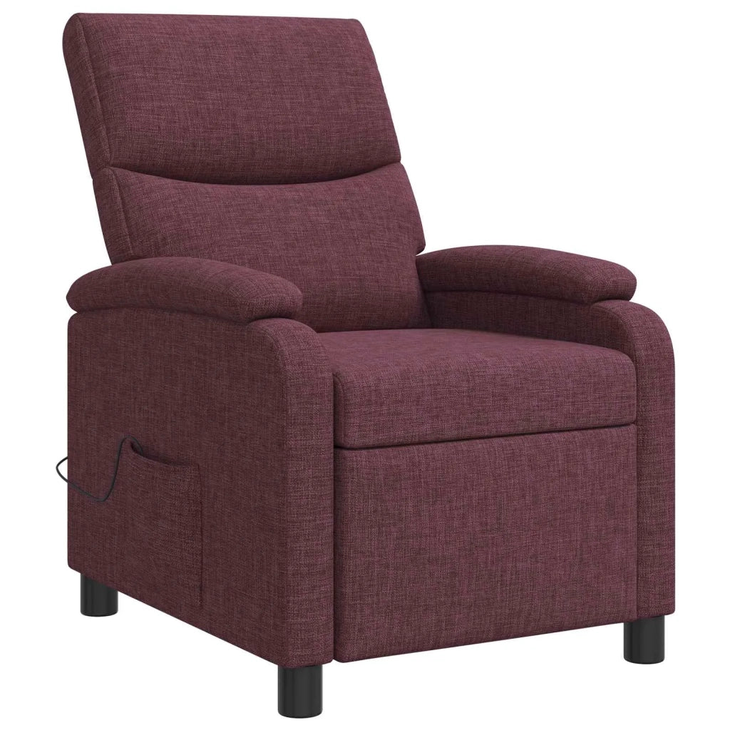 Divano Sedia-Poltrona Massaggiante Viola Tessuto 708299