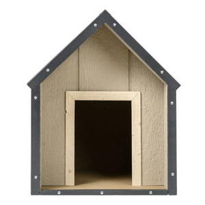 Cuccia per cani in legno LP SmartSide - 57 x 95 x H68 cm, Taglia M - TIMBELA M971-1