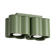 Plafoniera OVIO 2 verde oliva GU10