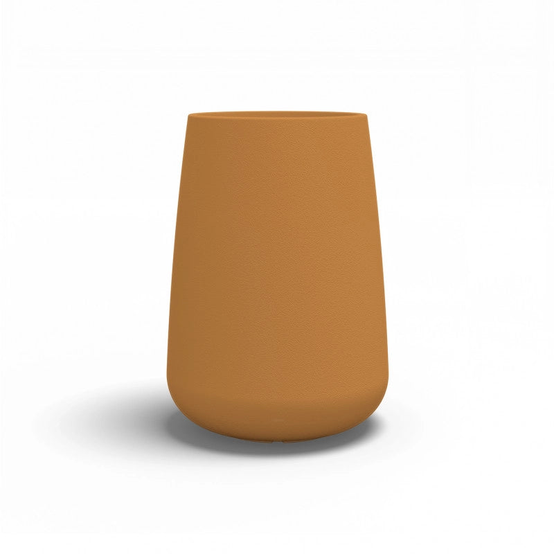 Vaso alto moderno di design Ø43 H75 in polimero impruneta resistente per interno ed esterno - Made in Italy - Monacis