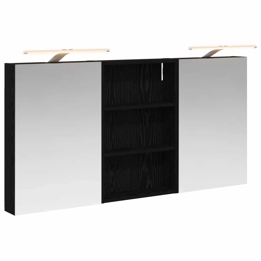 Set di Armadi da Bagno con porta 3 pcs 120 x 10,5 x 60,5 cm 3403737