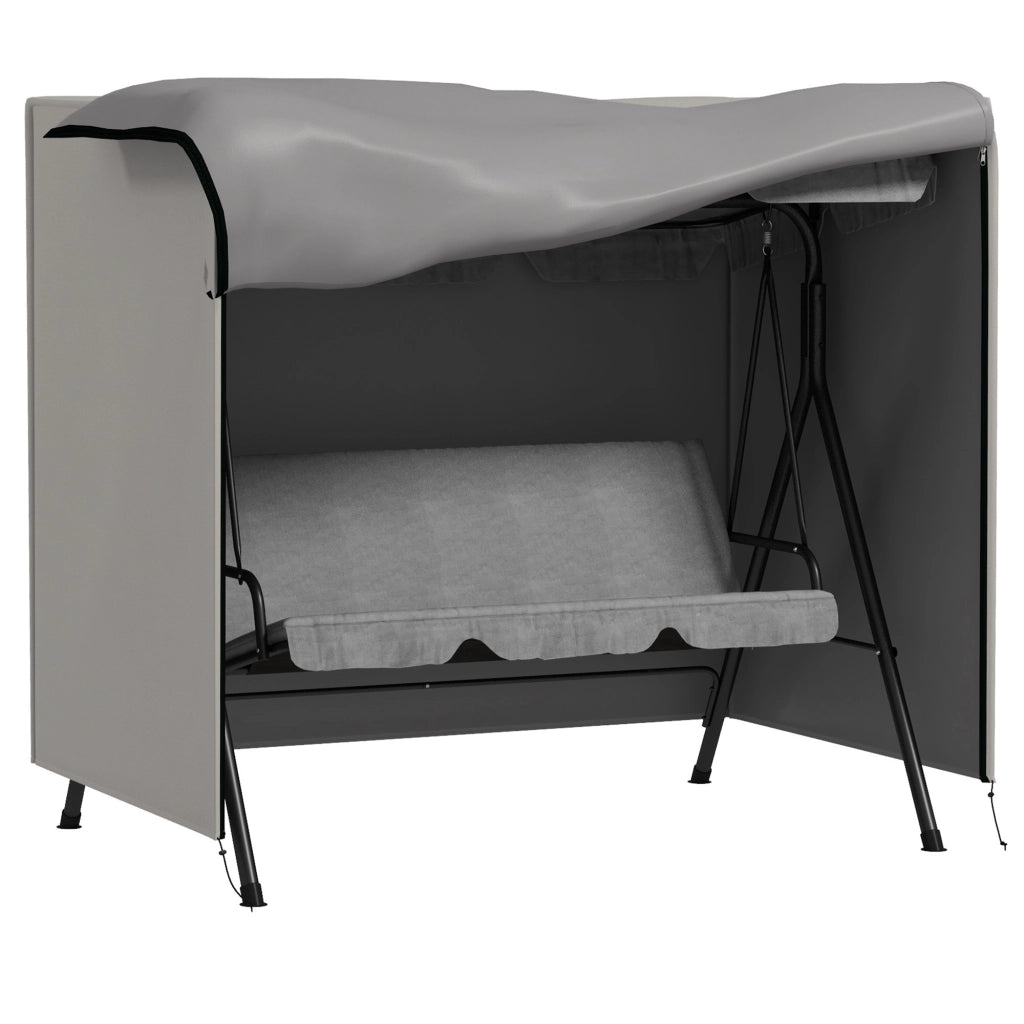 Copertura per amaca da giardino ¨C Minimal ¨C Grigio, Poliestere, 177x114x152 cm