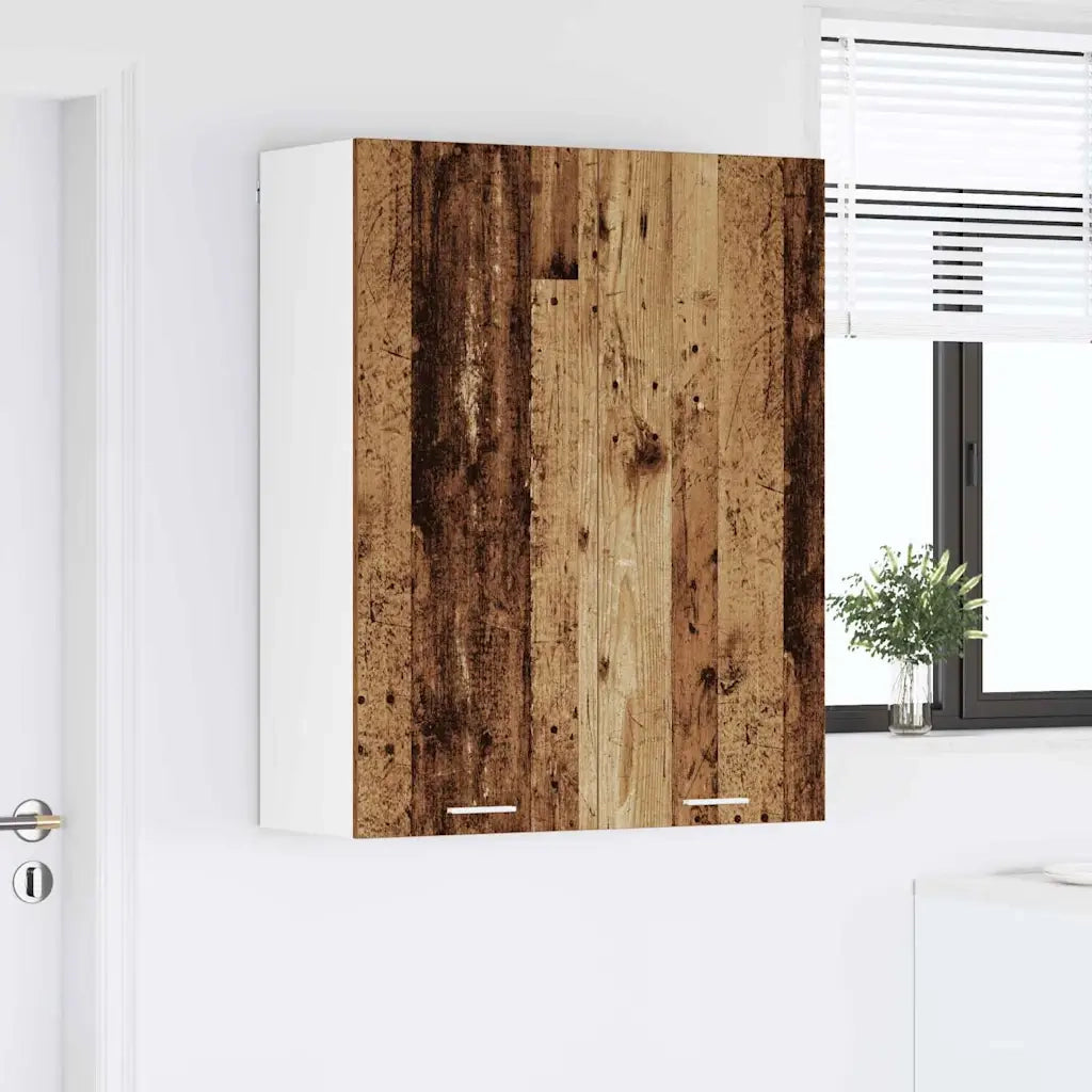 Armadio pensile con porta Legno vecchio 80 x 31 x 100 cm