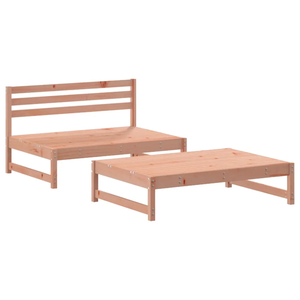 Set Salotto da Giardino 2 pz in Legno Massello di Douglascod mxl 94277