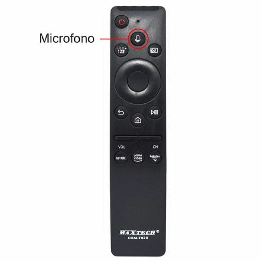Trade Shop - Telecomando Compatibile Samsung Smart Tv Tasti Serie Tv Prime Video Microfono -