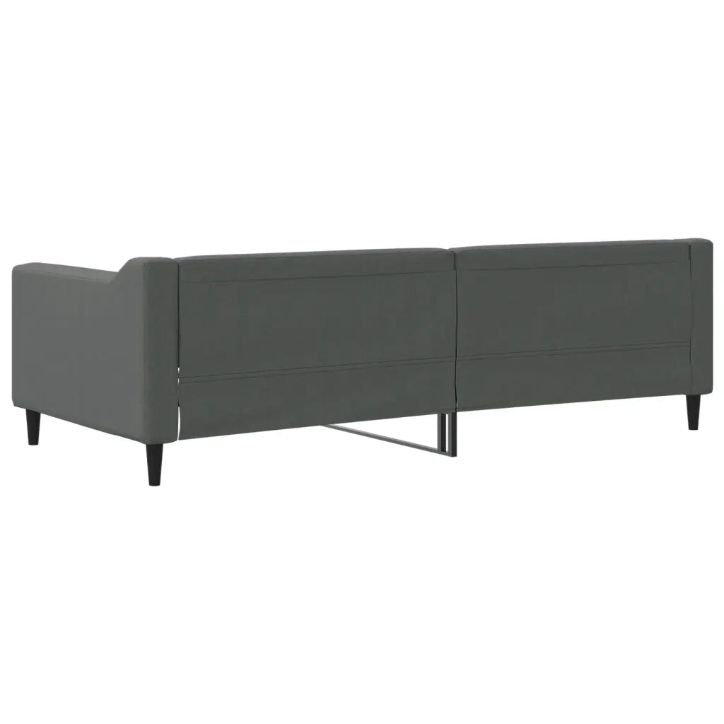 Letto da Giorno Grigio 90x200 cm in Tessuto 354162