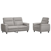 Set di divani 2 pcs Grigio Nuvola Tessuto 3430612