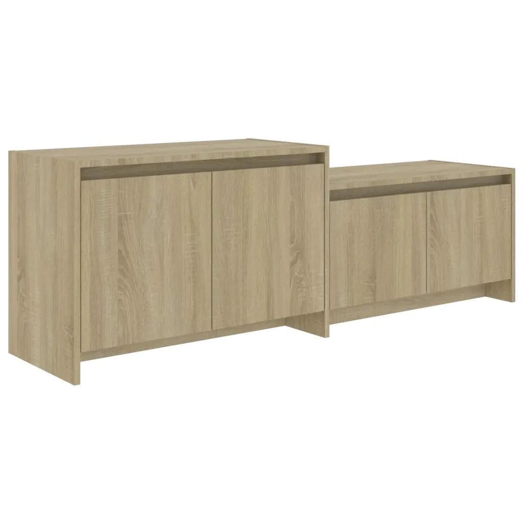 Mobile TV Rovere Sonoma 146,5x35x50 cm in Truciolato 809812