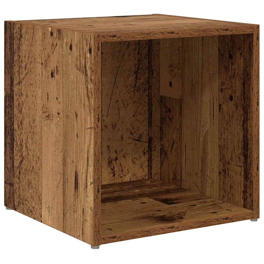 Set mobile TV 2 pz-Set di 2 Credenza per TV Legno vecchio 37 x 35 x 37,5 cm