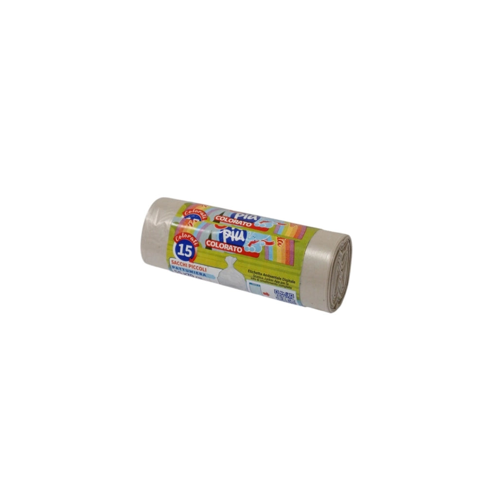 SACCHI RIFIUTI 40L 55X70CM 15PZ TRASPARENTI