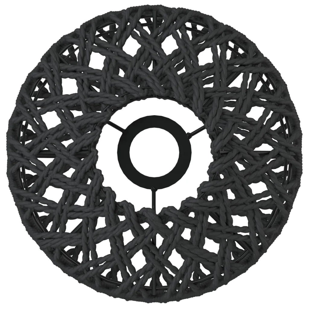 Paralume Nero ?23x28 cm Ferro e Carta CFW2166997