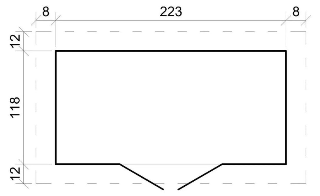 Casetta da giardino in legno 2,63 m² TIMBELA M310F1+M310G