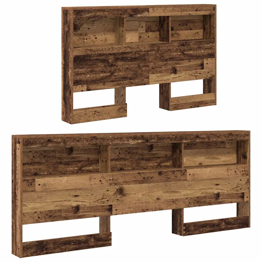 vidaXL Testata contenitore Legno vecchio 120 cm Legno multistrato