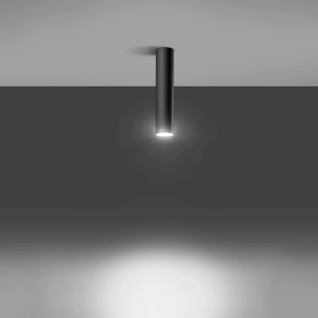 Faretto da soffitto MODENO Pure Lume nero GU10 1 luce