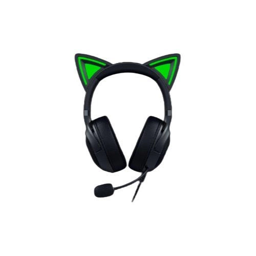 Cuffie gaming razer rz04 04730100 r3m1 kraken kitty v2 black