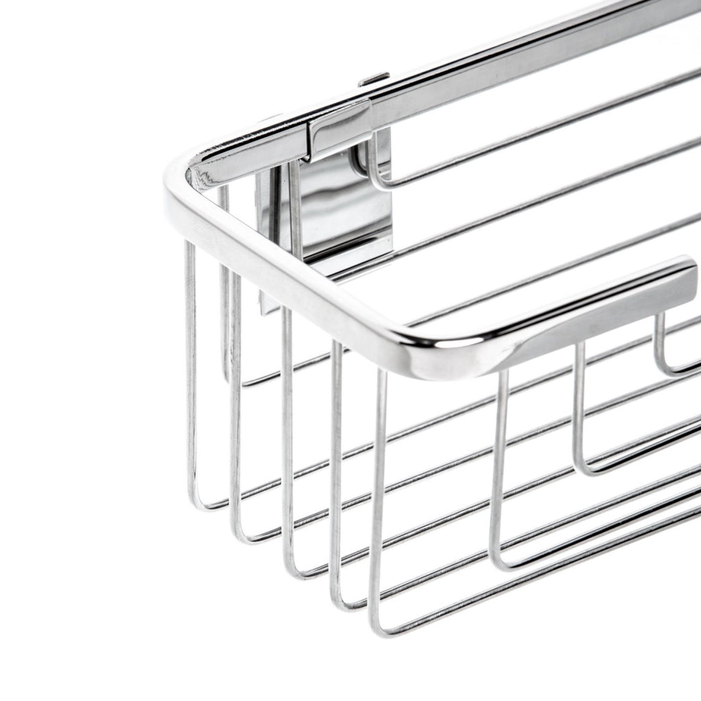 Cestello Doccia Rettangolare a filo Lucido in Acciaio Inox Aisi 304 Mod. Top Line