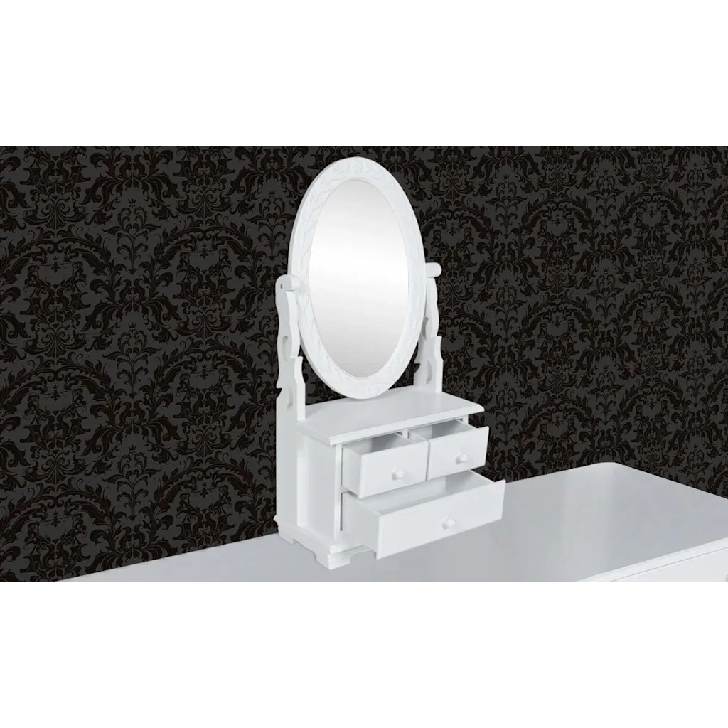 Toletta con Specchio Oscillante Ovale in MDF cod mxl 97252