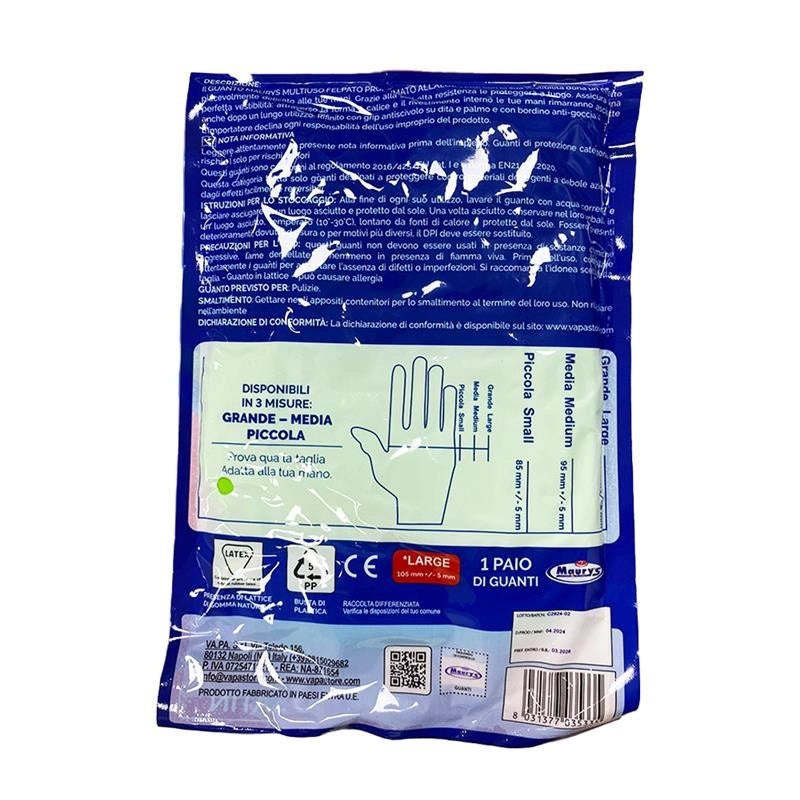 MAURY'S GUANTI IN LATTICE EFFETTO SATIN CON ALOE VERA MODELLO LARGE EXTRA PROFUMO GRIP ANTISCIVOLO