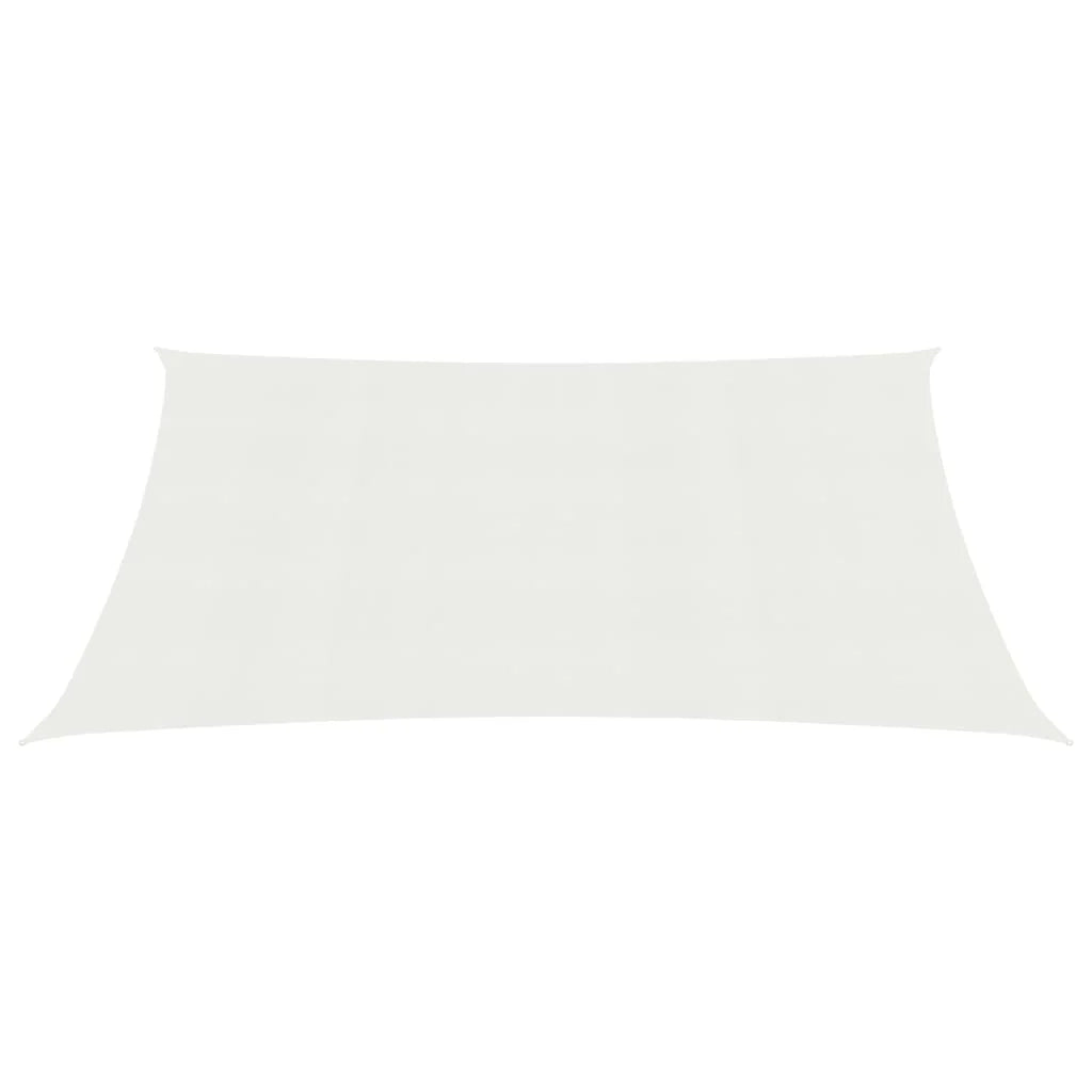 Vela ombreggiante/ombrellone 160 g/m² bianco 4 x 5 m HDPE 02_0009030