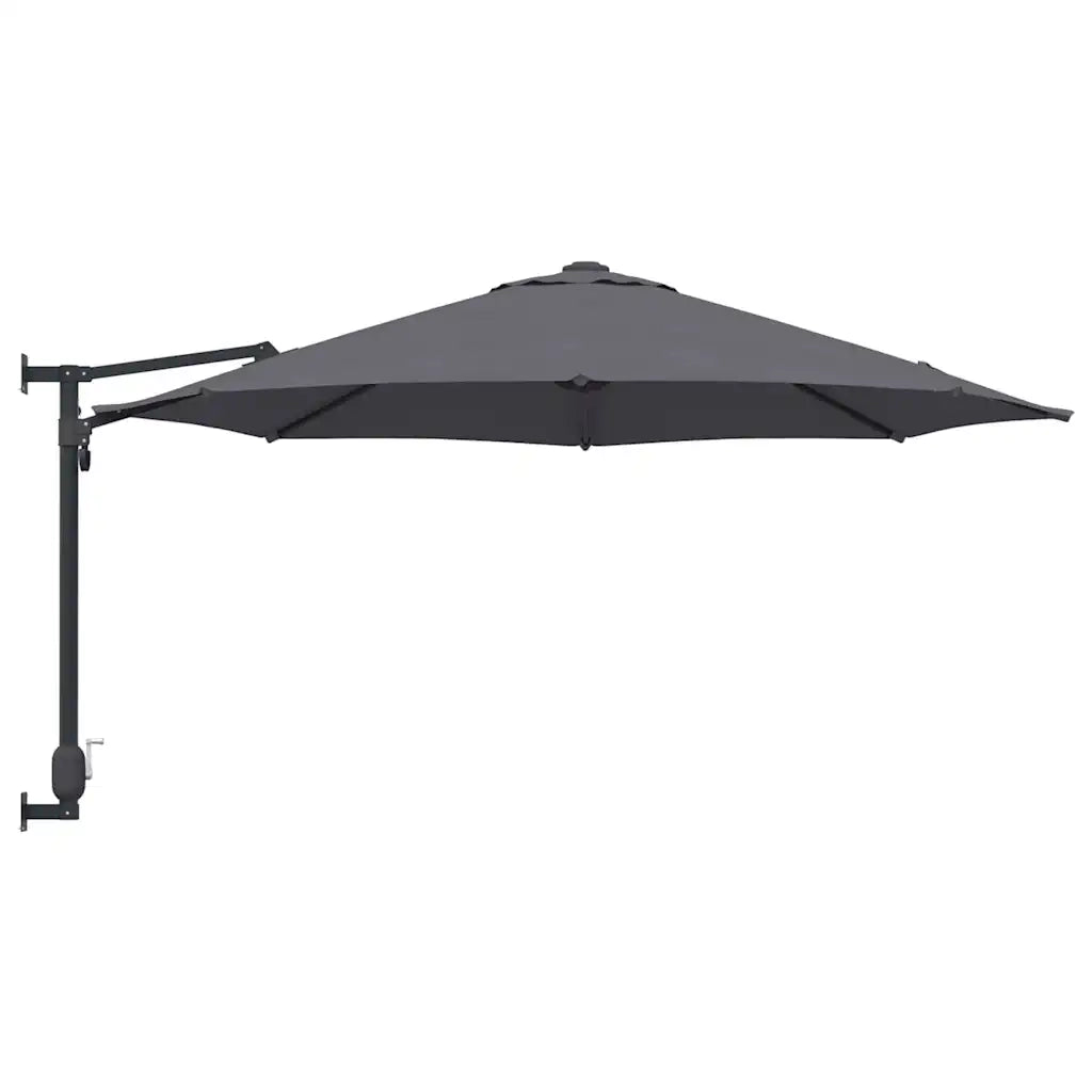 Ombrello da giardino-Ombrellone da spiaggia Antracite 248 x 248 x 148 cm 499209
