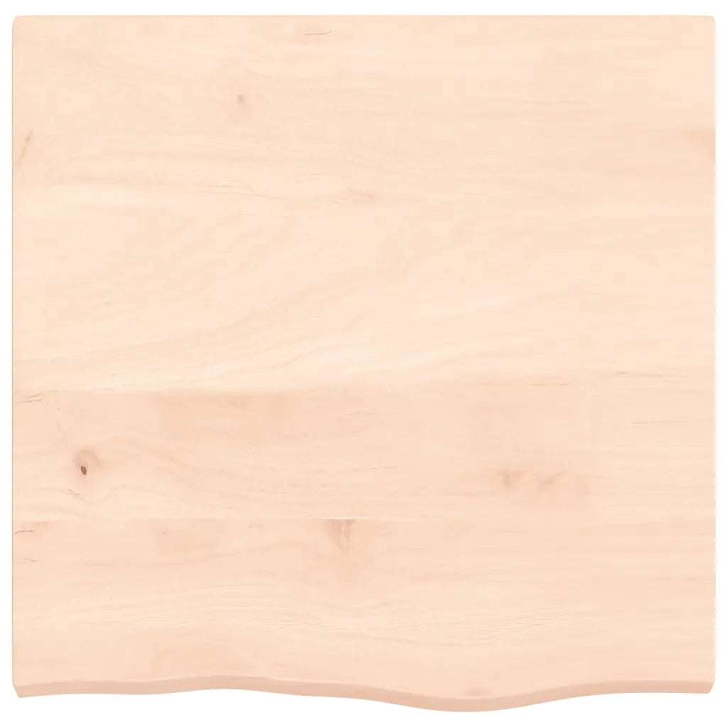 Piano Bagno 60x60x(2-4) cm in Legno Massello Non Trattato 3156015