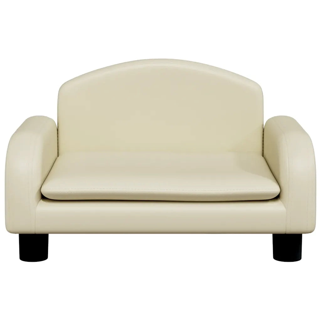 Lettino per Cani Crema 50x40x30 cm in Similpelle CFW6924496