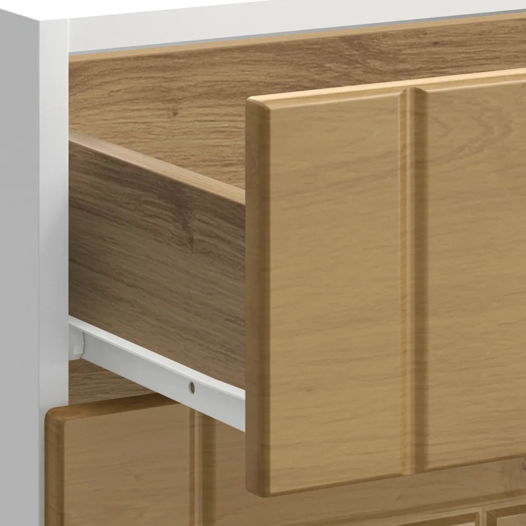 Base da Cucina Lucca Rovere Artigianale in Legno Multistrato 854278